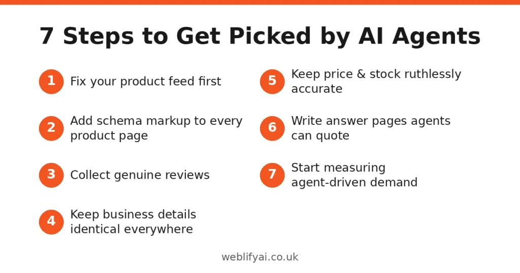 7 steps to get picked by AI agents
