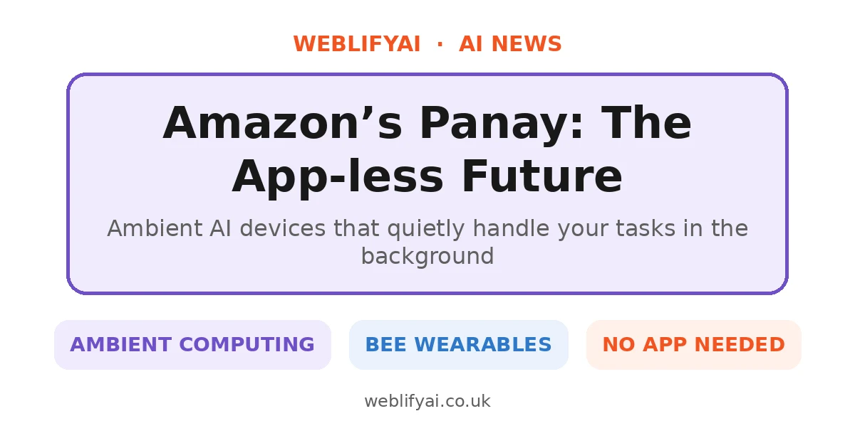 Amazon’s Panay: AI Devices Could Replace Apps