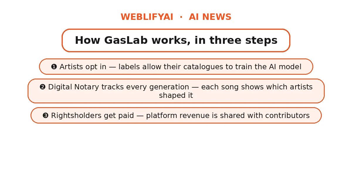 How GasLab works in three steps