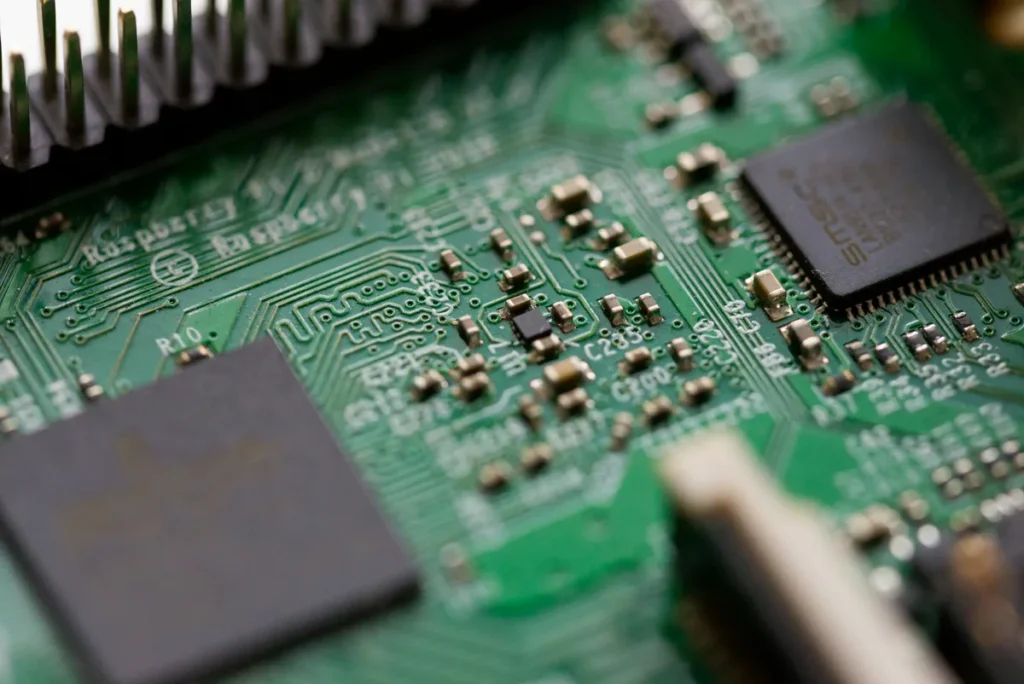 AI circuit board close-up