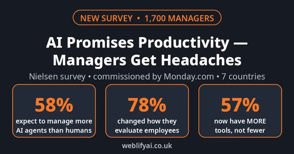Survey: 58% of managers expect to manage more AI agents than people