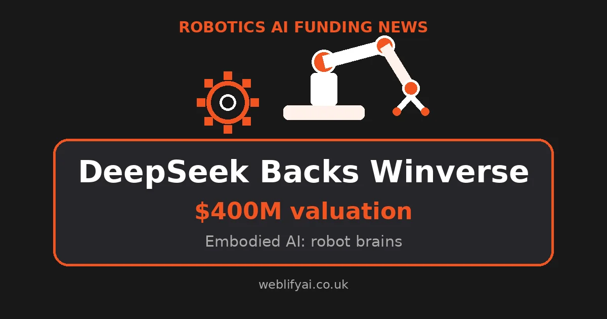 DeepSeek Backs $400M Robot AI Startup Winverse