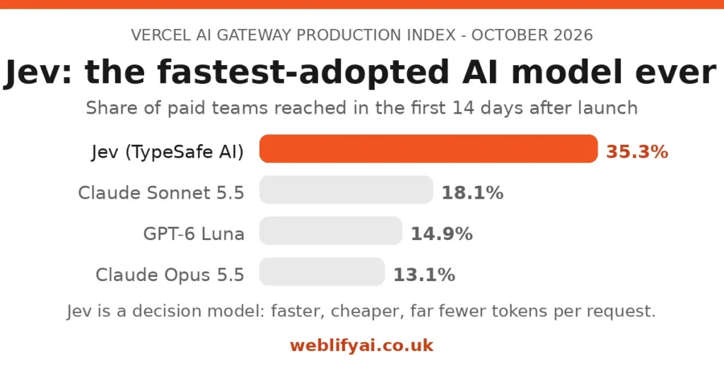 Jev: TypeSafe AI's fastest-adopted model ever
