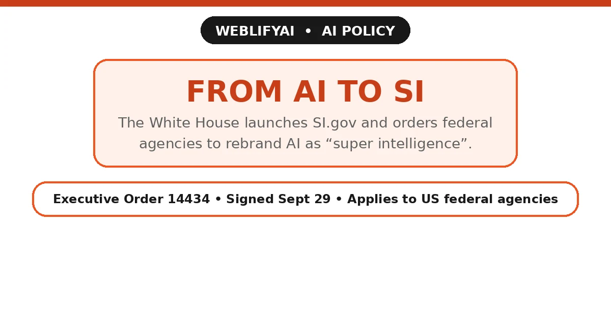 Trump Launches SI.gov as White House Rebrands AI as ‘Super Intelligence’