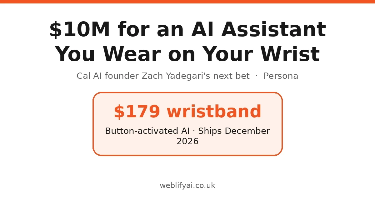 A 19-Year-Old Just Raised $10M for an AI Assistant You Wear. Here’s Why It Matters to Your Business